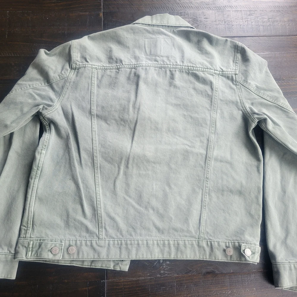 Green Denim Jacket - Picture 2 of 2